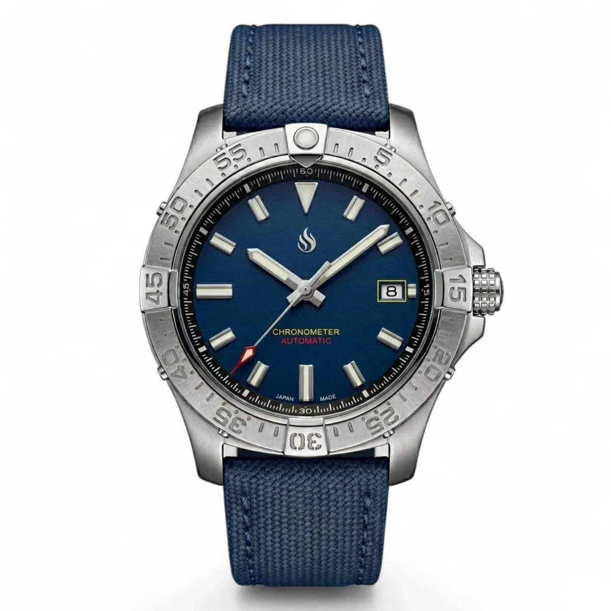 Seiko Mod Avenger 42 mm Blue Dial Diver Mod watch at Modtime Creations 
