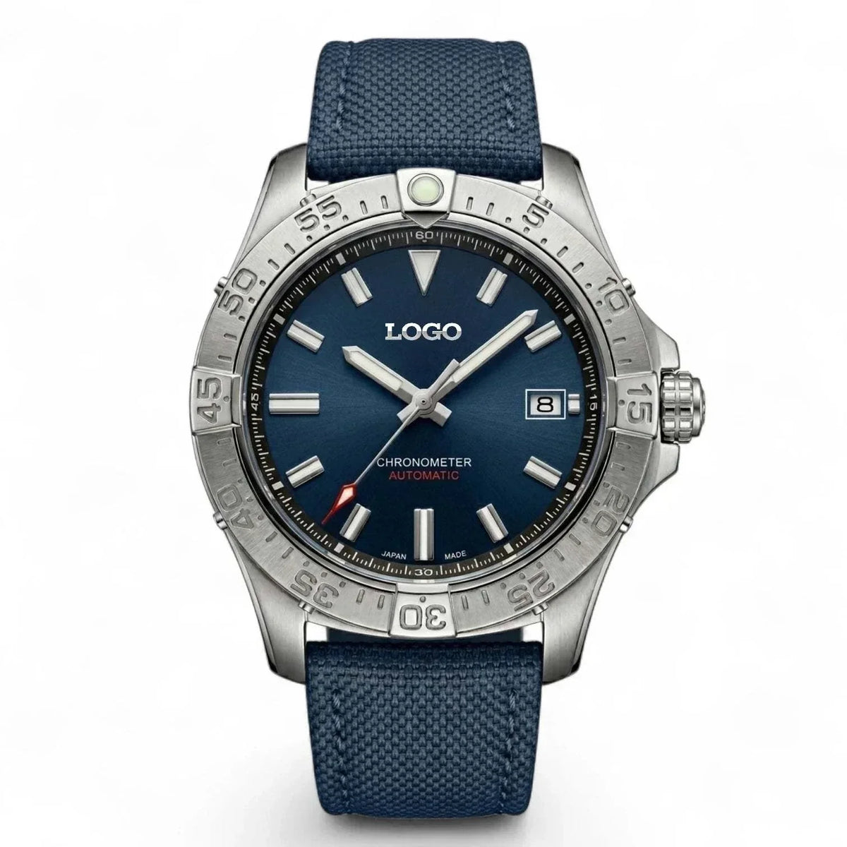 Seiko Mod Avenger 42 mm Blue Dial Diver Mod watch at Modtime Creations 