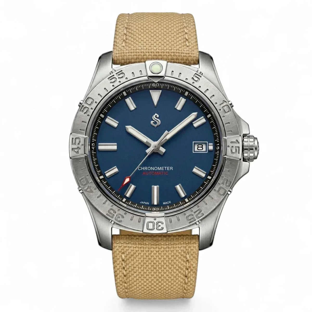 Seiko Mod Avenger 42 mm Blue Dial Diver Mod watch at Modtime Creations 