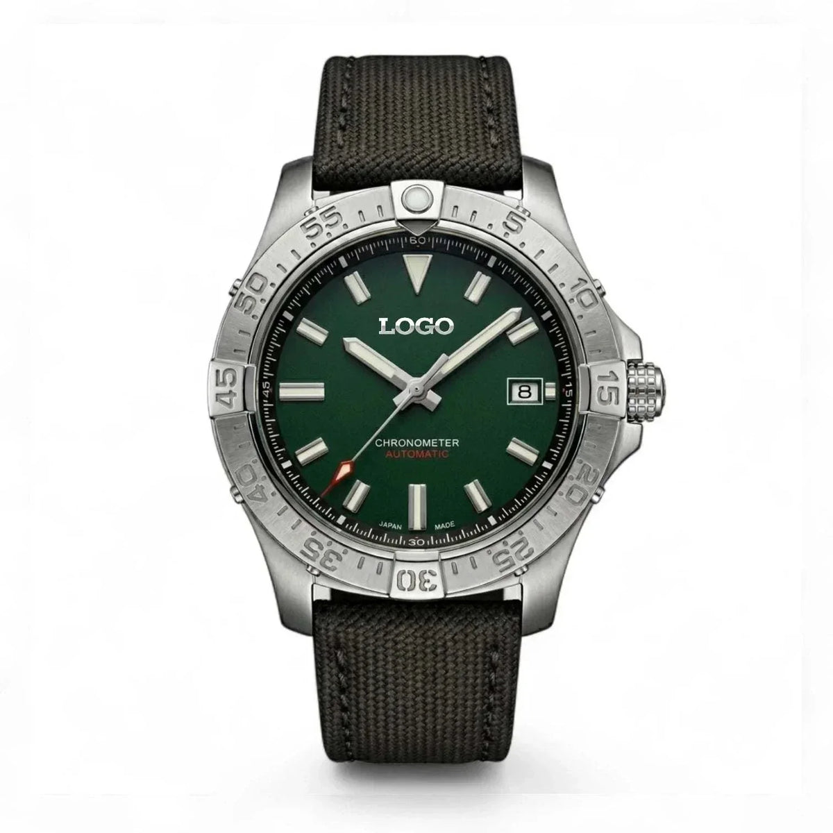 Seiko Mod Avenger 42 mm Green Dial Diver Mod watch at Modtime Creations 