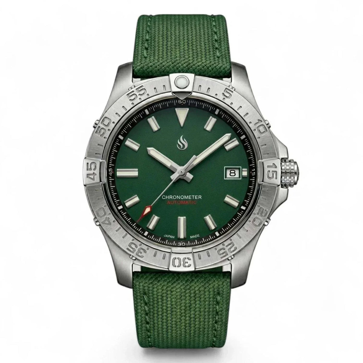Seiko Mod Avenger 42 mm Green Dial Diver Mod watch at Modtime Creations 