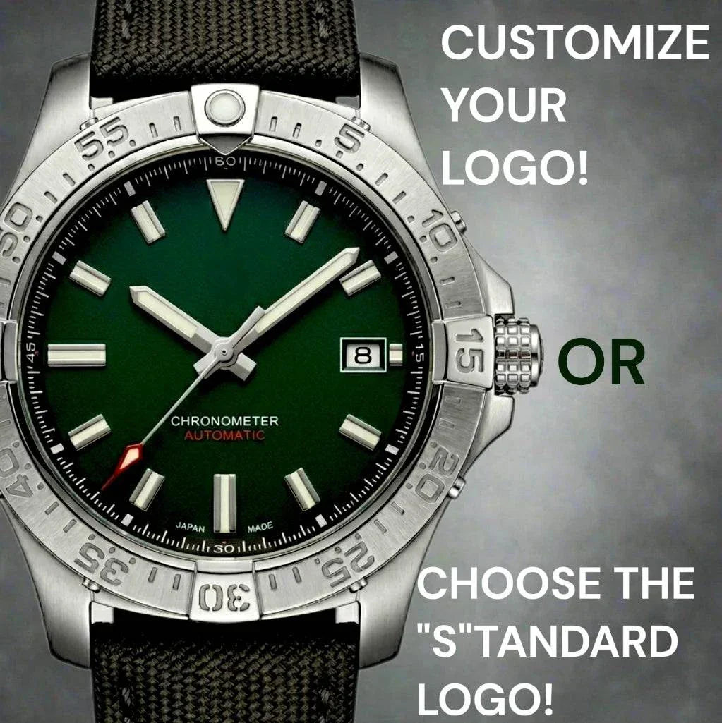 Seiko Mod Avenger 42 mm Green Dial Diver Mod watch at Modtime Creations 