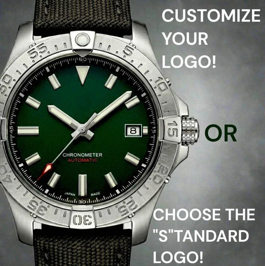 Seiko Mod Avenger 42 mm Green Dial Diver Mod watch at Modtime Creations 