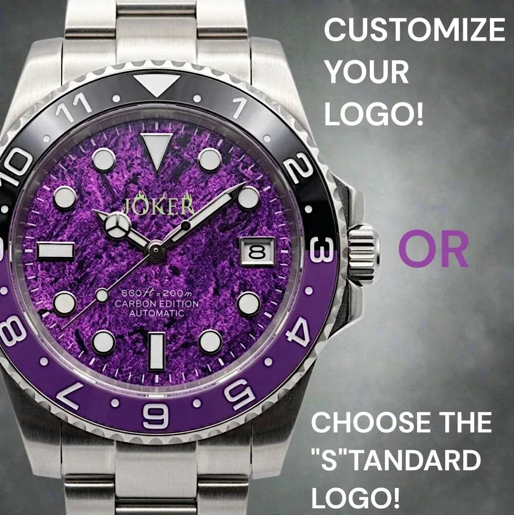 Seiko Mod Carbon Fiber Submariner Purple "Joker" built by MODTIME CREATIONS 