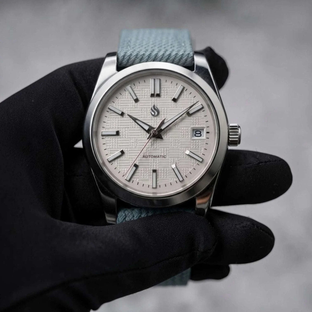 Seiko Mod DateJust IWC White Dial Fusion Mod Watch built by Modtime Creations 