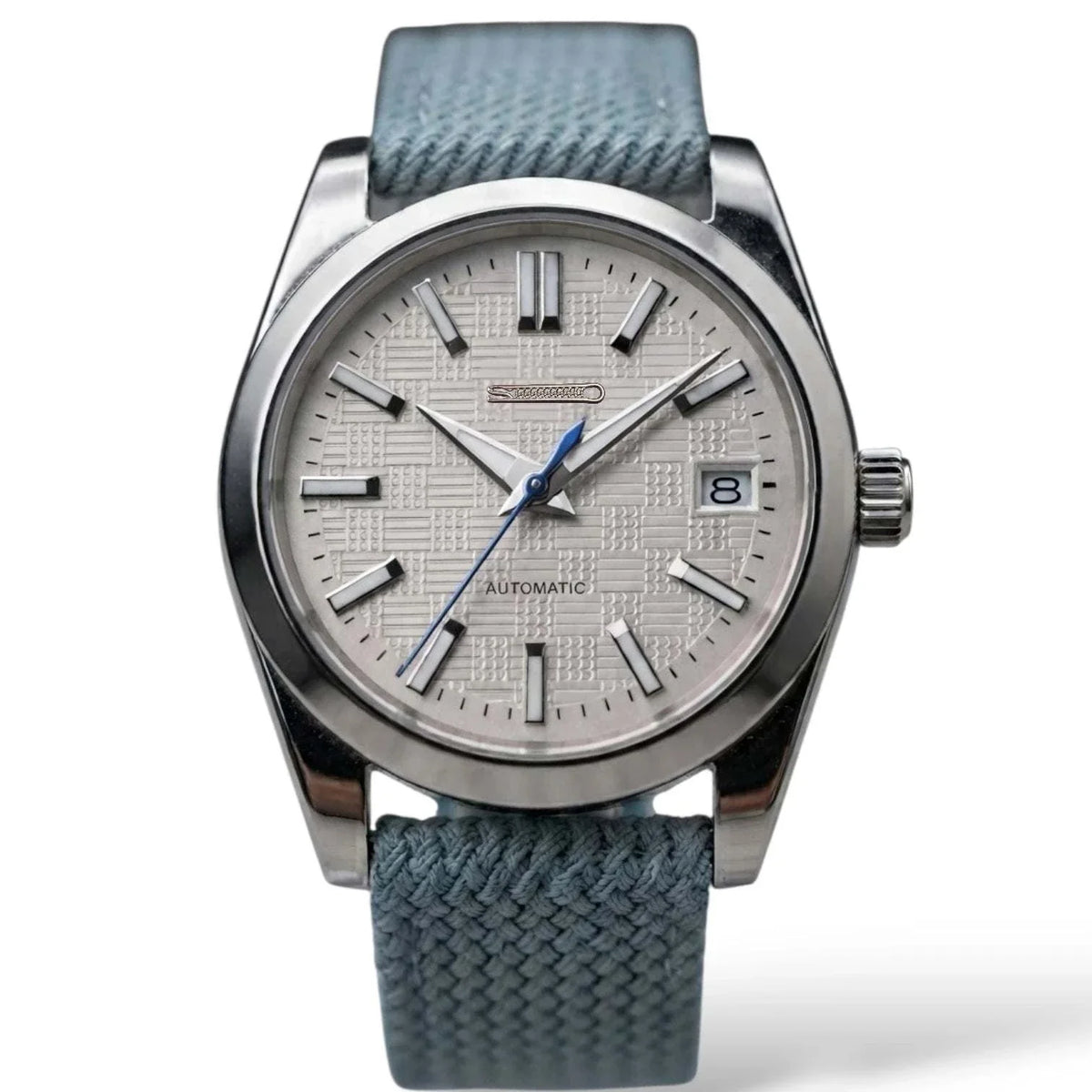 Seiko Mod DateJust IWC White Dial Fusion Mod Watch built by Modtime Creations 