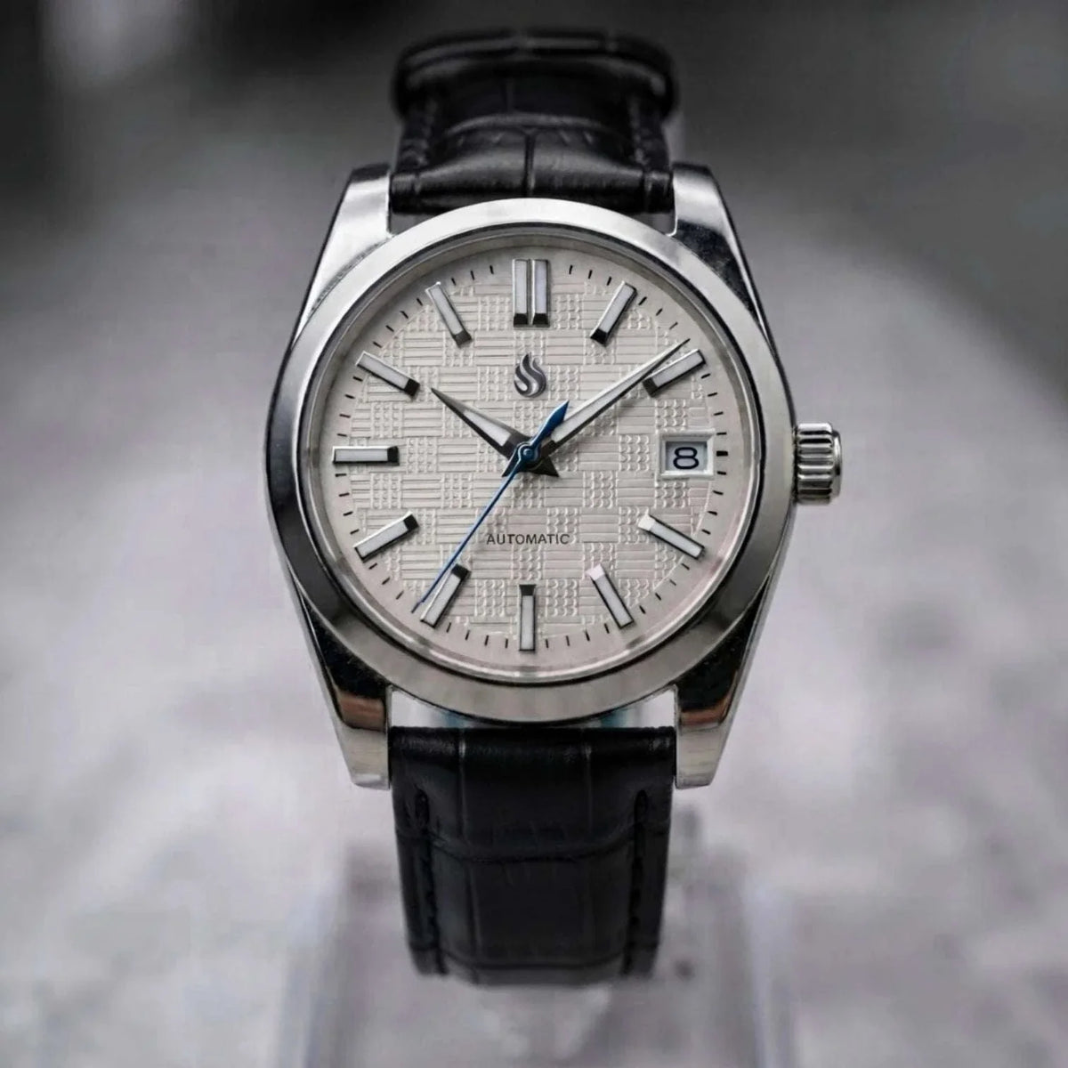 Seiko Mod DateJust IWC White Dial Fusion Mod Watch built by Modtime Creations 