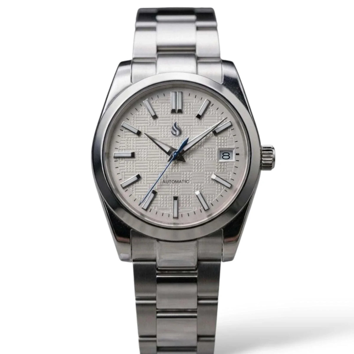 Seiko Mod DateJust IWC White Dial Fusion Mod Watch built by Modtime Creations 
