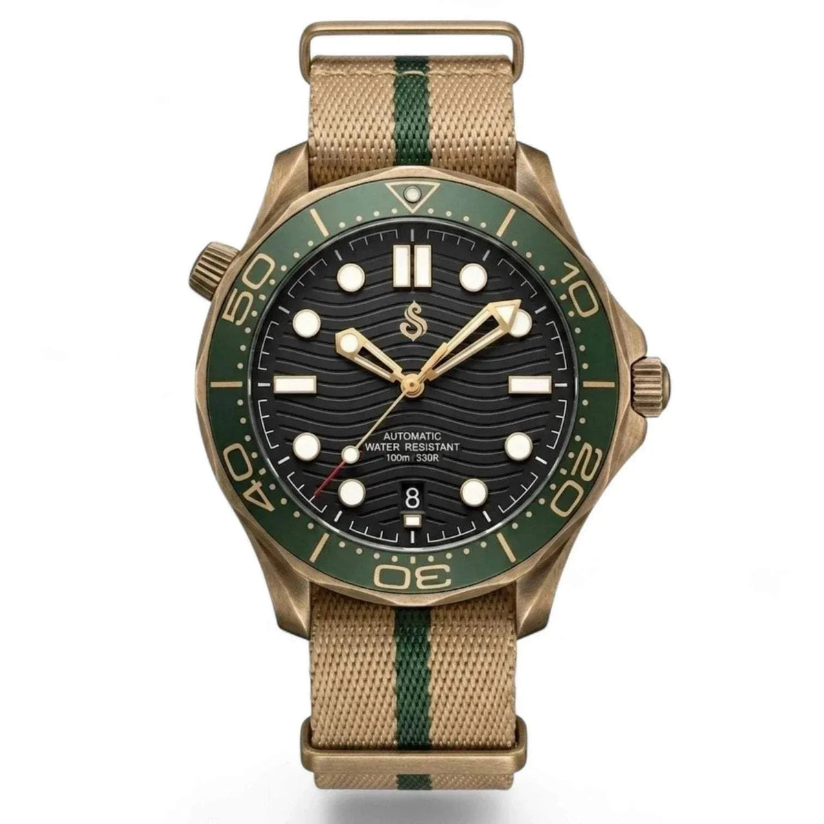 Seiko Mod SeaMaster Bond 007 Black Dial Vintage Watch: Modtime Creations