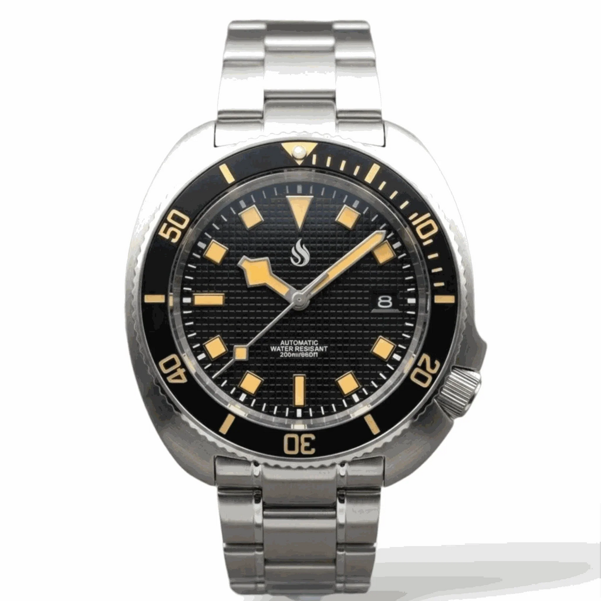Seiko Mod Vintage Dial 44 mm Captain Willard Turtle Mod Watch built by Modtime Creations