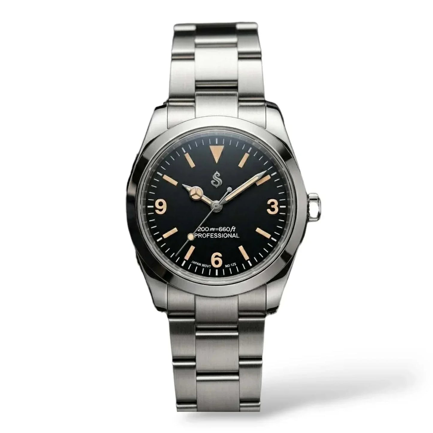 Seiko Mod  Vintage Explorer Pilot Watch by Modtime Creations