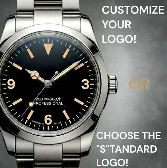 Vintage Xplorer Pilot Silver Black Mod Watch - Modtime Creations