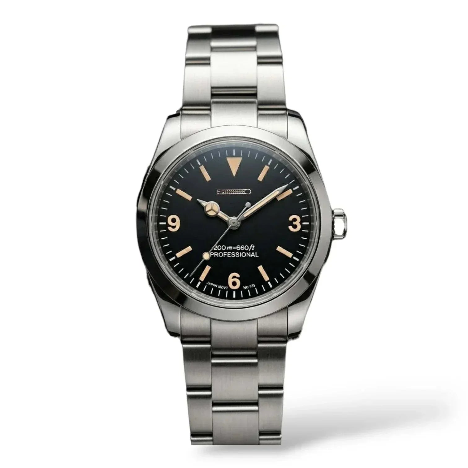 Seiko Mod  Vintage Explorer Pilot Watch by Modtime Creations