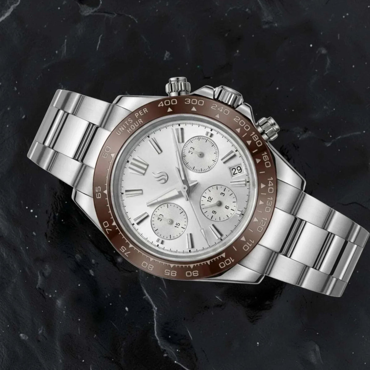 Seiko Mod Watch Grand Daytona Fusion - Combining a Grand Seiko Style Dial and a Daytona Style Case by Modtime Creations