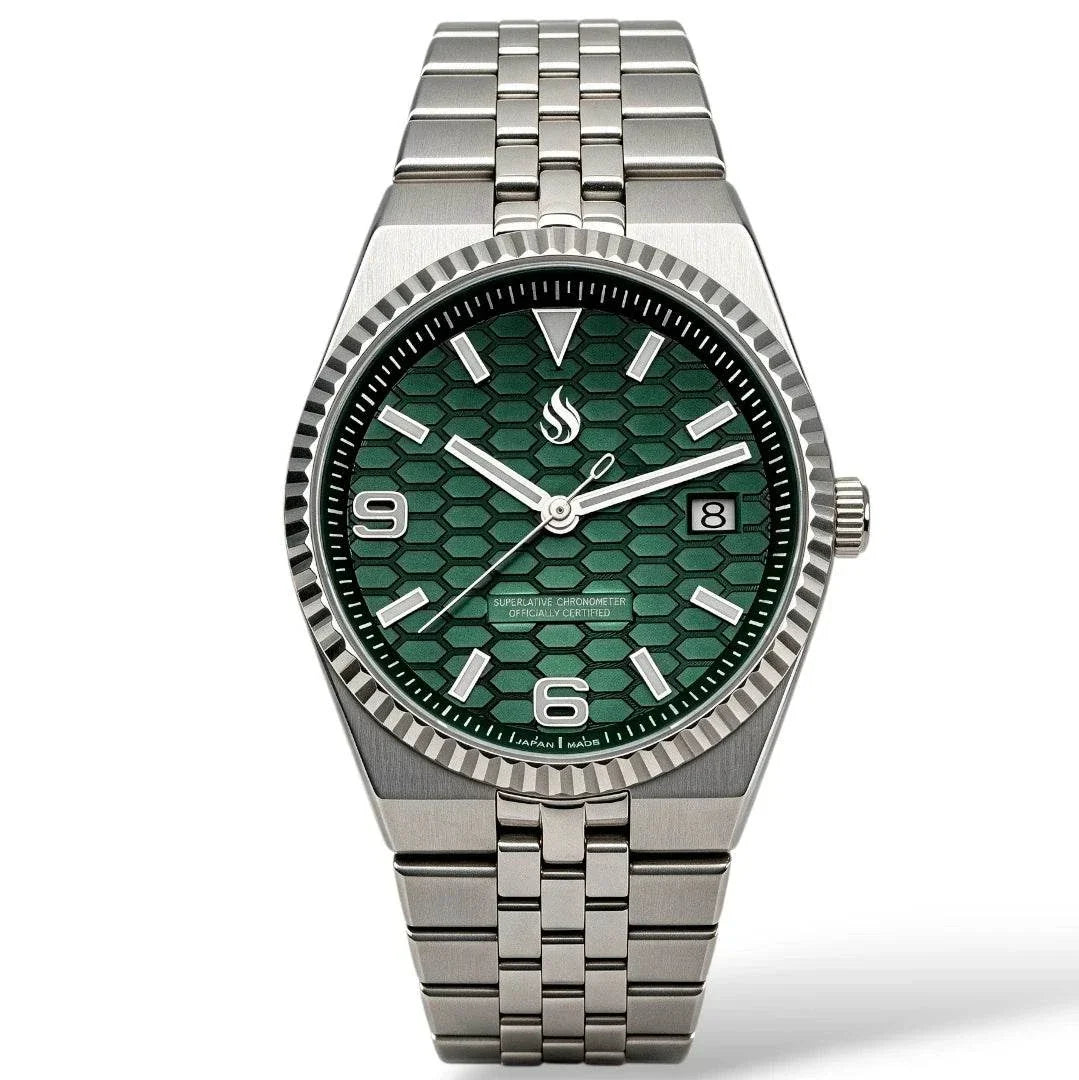 Seiko Mod Watch Green Dial Land Dweller by Modtime Creations 