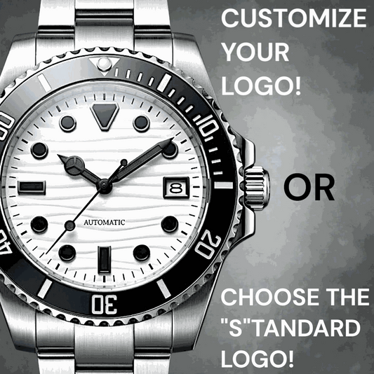 Seiko Mod Watches 42 MM Submariner white dial with Black markers built by Modtime Creations