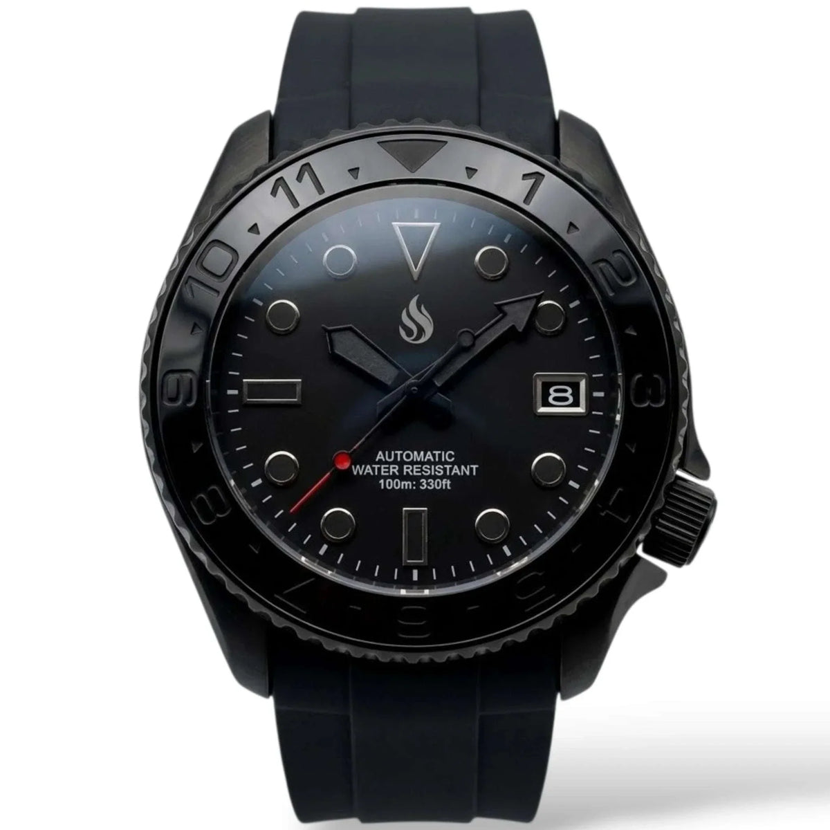Seiko Mod Watches 42 MM SKX Stealth Diver style Homage built by Modtime Creations