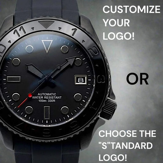 Seiko Mod Watches 42 MM SKX Stealth Diver style Homage built by Modtime Creations