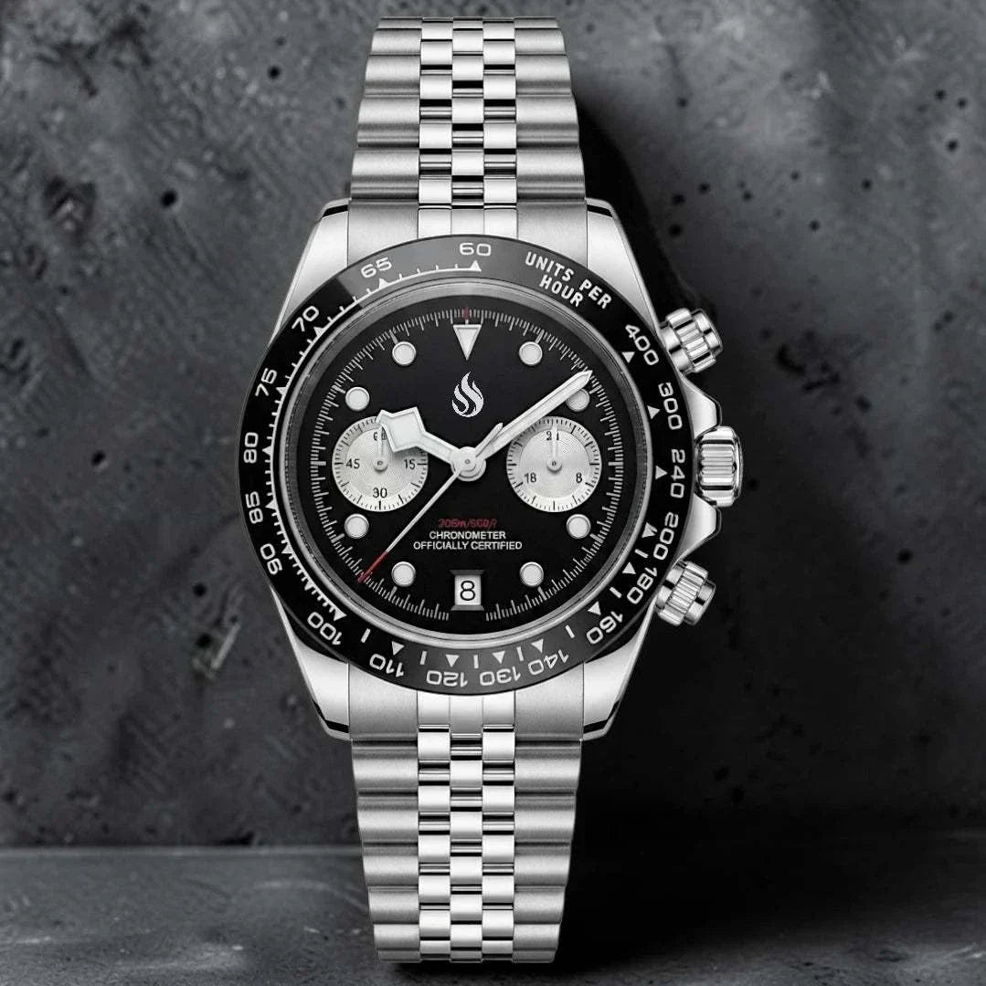 Seiko Mod Watches Daytona Tudor Chronograph Fusion Series built by Modtime Creations
