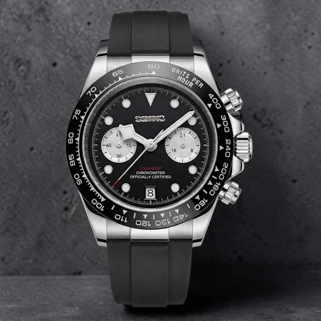 Seiko Mod Watches Daytona Tudor Chronograph Fusion Series built by Modtime Creations