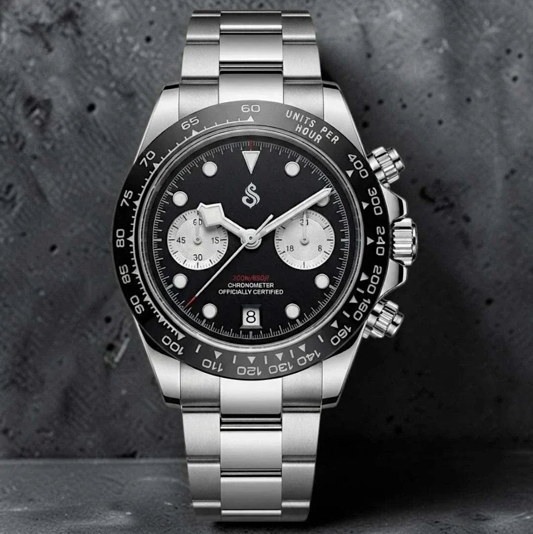 Seiko Mod Watches Daytona Tudor Chronograph Fusion Series built by Modtime Creations