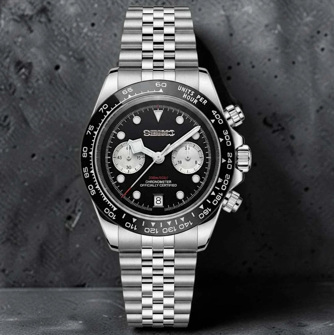 Seiko Mod Watches Daytona Tudor Chronograph Fusion Series built by Modtime Creations