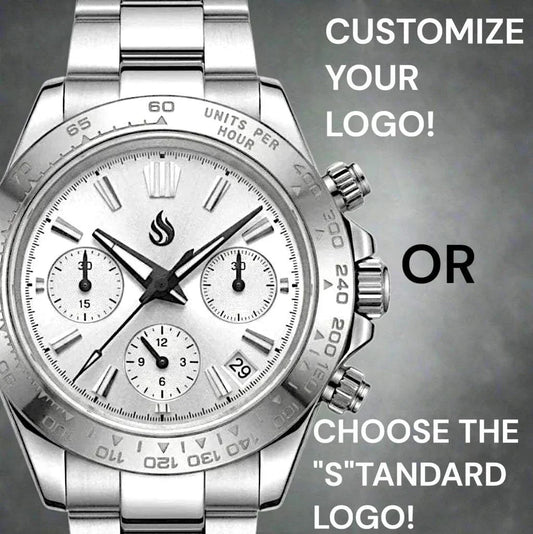 Seiko Mod Watches Daytona with a silver white GS Grand Seiko dial and hands built by Modtime Creations 