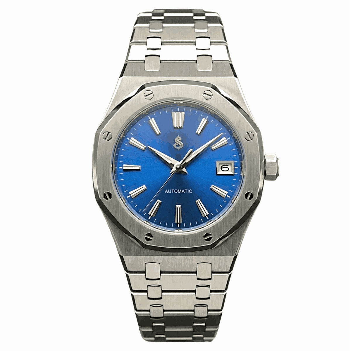 Seiko Mod Royal Oak Fusion with a blue Grand Seiko Dial by Modtime Creations