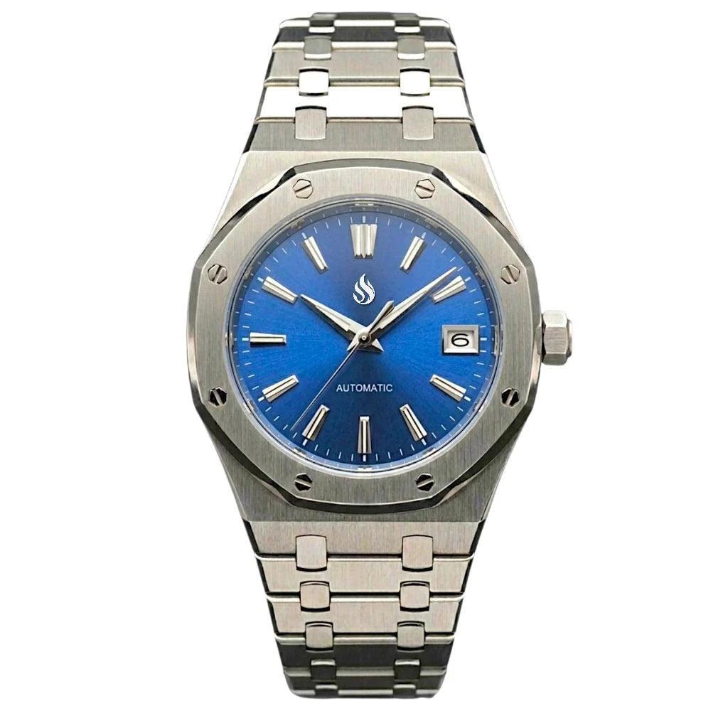 Seiko Mod Royal Oak Fusion with a blue Grand Seiko Dial by Modtime Creations