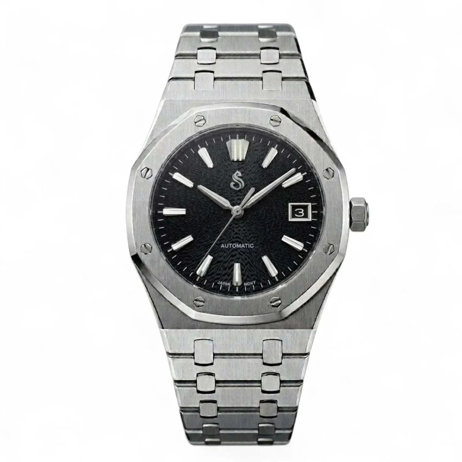 Seiko Mod - Royal Oak Textured Black Grand Seiko GS Dial | Modtime Creations