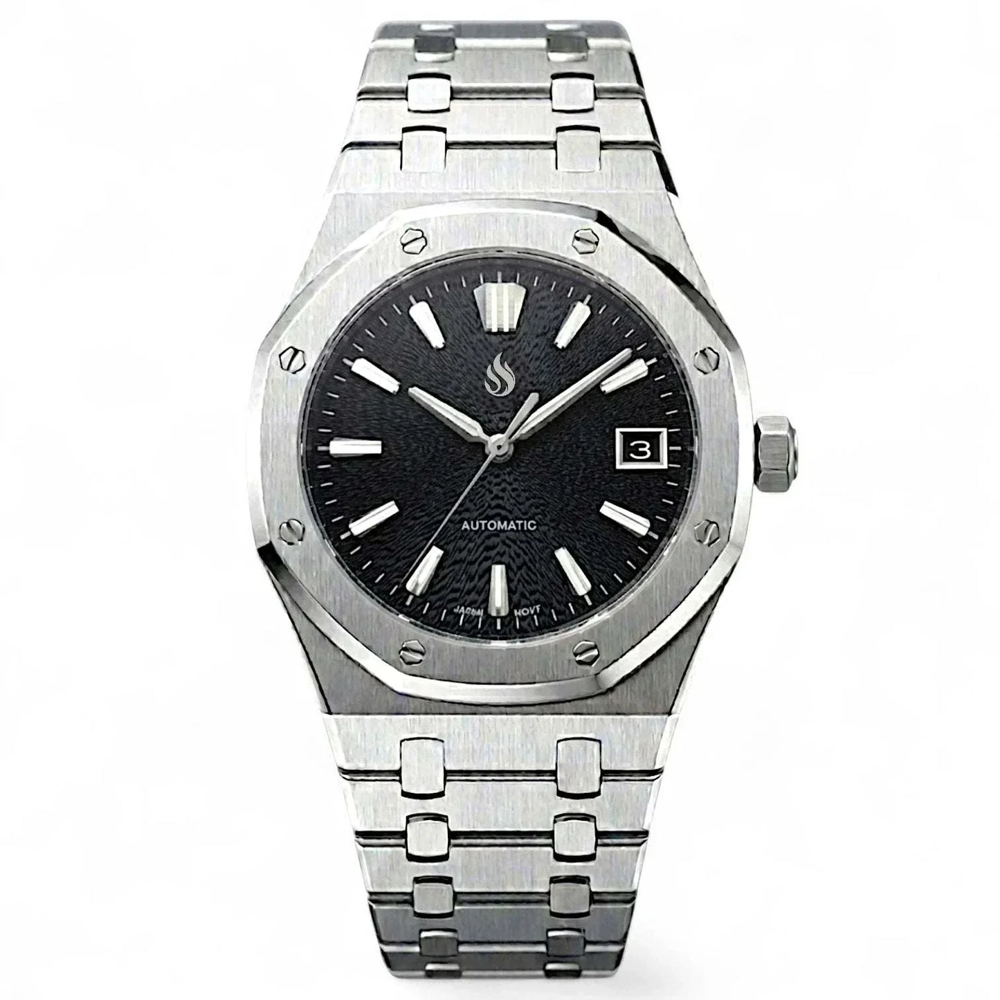 Seiko Mod - Royal Oak Textured Black Grand Seiko GS Dial | Modtime Creations