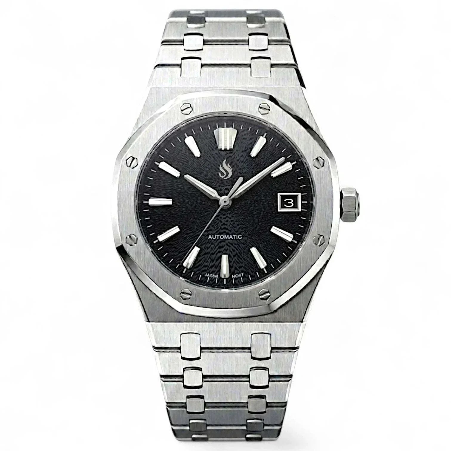 Seiko Mod - Royal Oak Textured Black Grand Seiko GS Dial | Modtime Creations