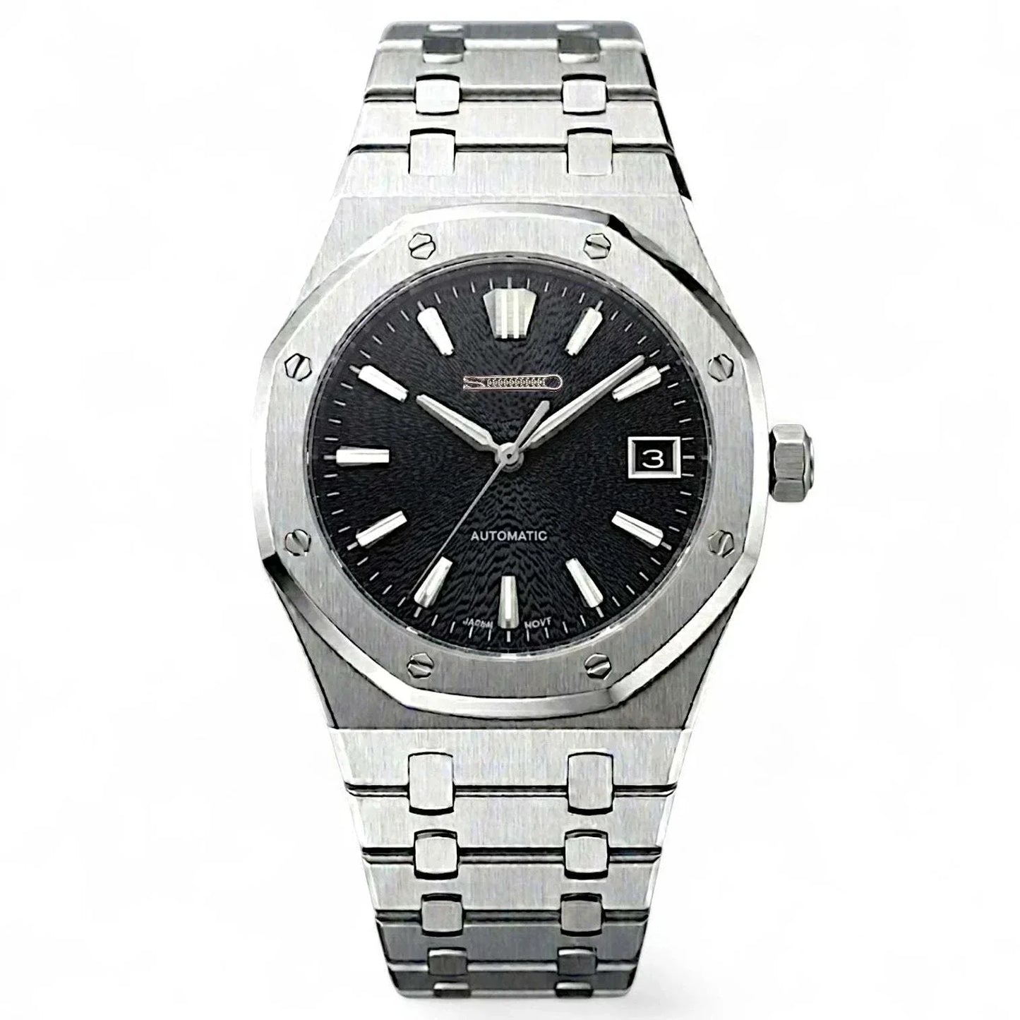 Seiko Mod - Royal Oak Textured Black Grand Seiko GS Dial | Modtime Creations