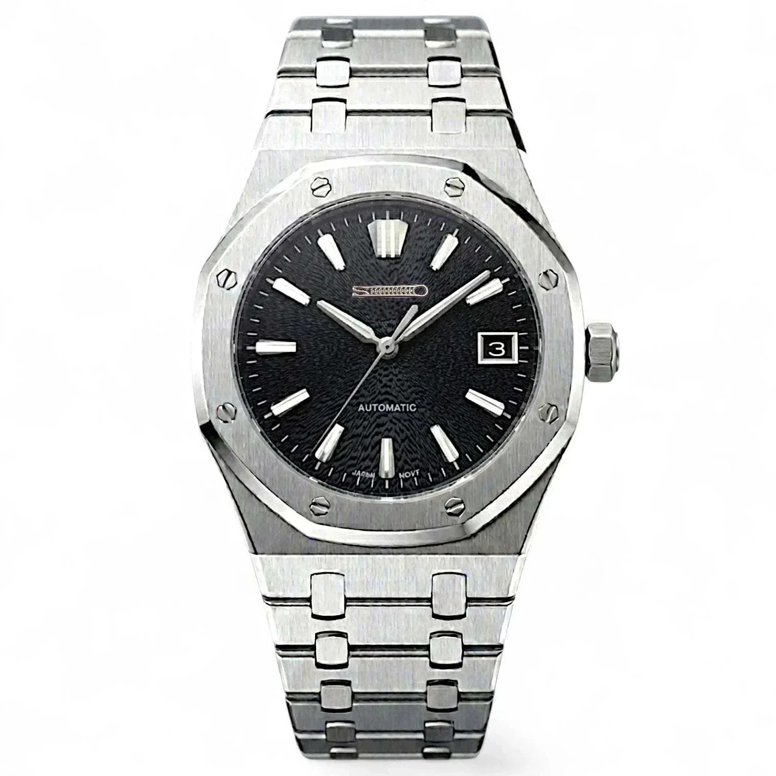 Seiko Mod - Royal Oak Textured Black Grand Seiko GS Dial | Modtime Creations