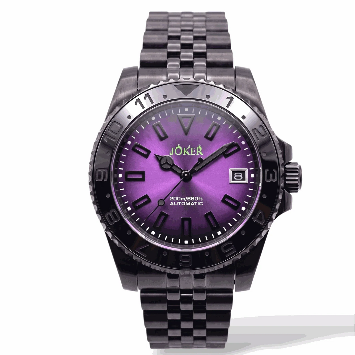 Seiko Mod Watches Submariner " Joker" with Super Lume built by Modatime Creations 