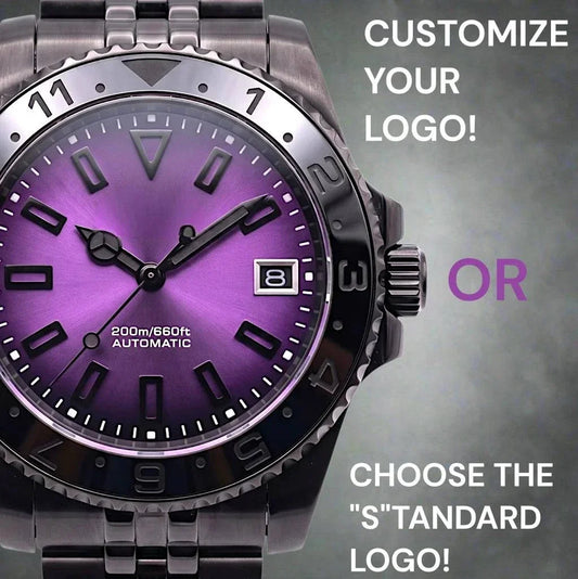 Seiko Mod Watches Submariner " Joker" with Super Lume built by Modatime Creations 