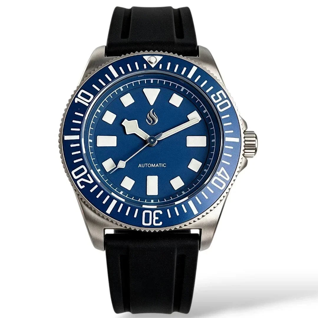 Seiko Mod Watches Tudor Pelagos Blue dial custom made by modtime creations