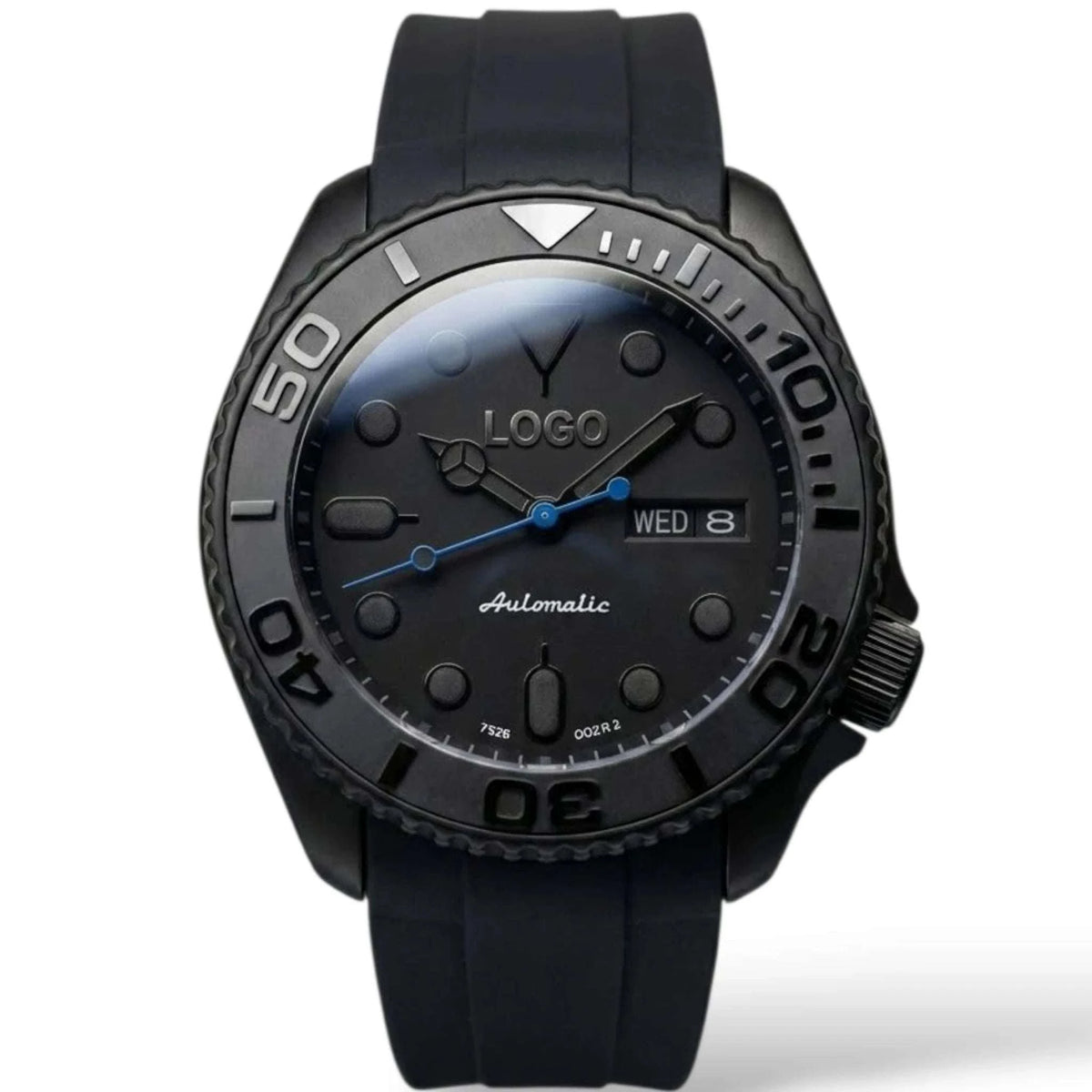 Seiko Mod Watches Yachtmaster Black Stealth series built by Modtime Creations 