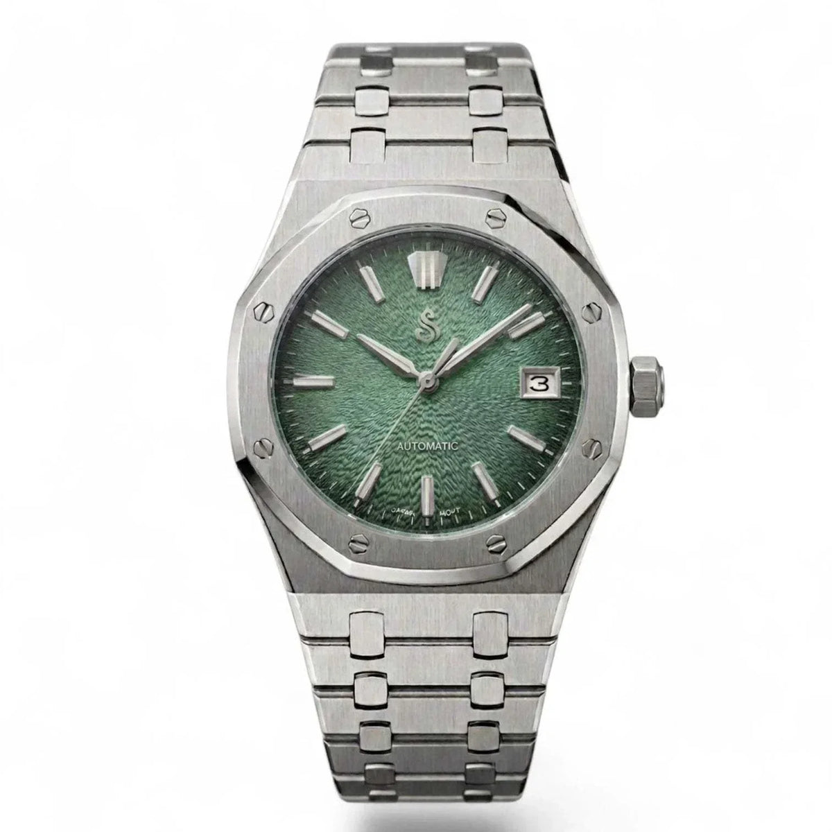 Seiko Mod - Royal Oak Textured Green Grand Seiko GS Dial | Modtime Creations