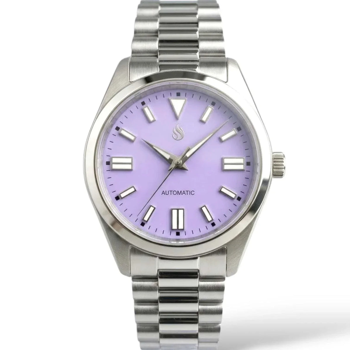 Seiko Mod watches Datejust Purple dial with oyster case built by Modtime Creations