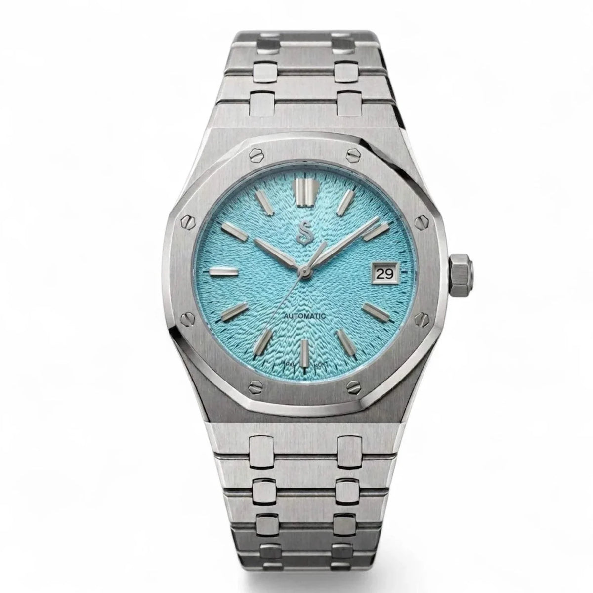 Seiko Mod - Royal Oak Textured Tiff Blue Grand Seiko GS Dial | Modtime Creations