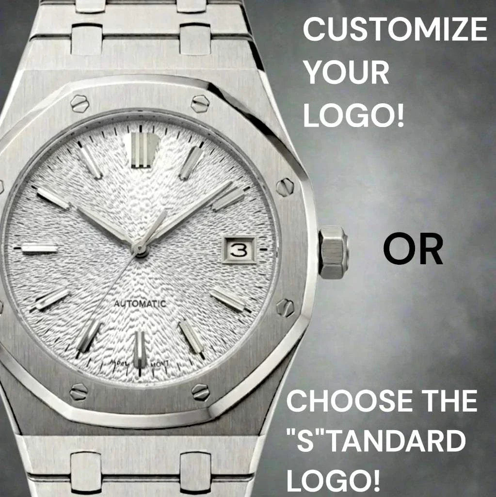 Seiko Mod - Royal Oak Textured white Grand Seiko GS Dial | Modtime Creations
