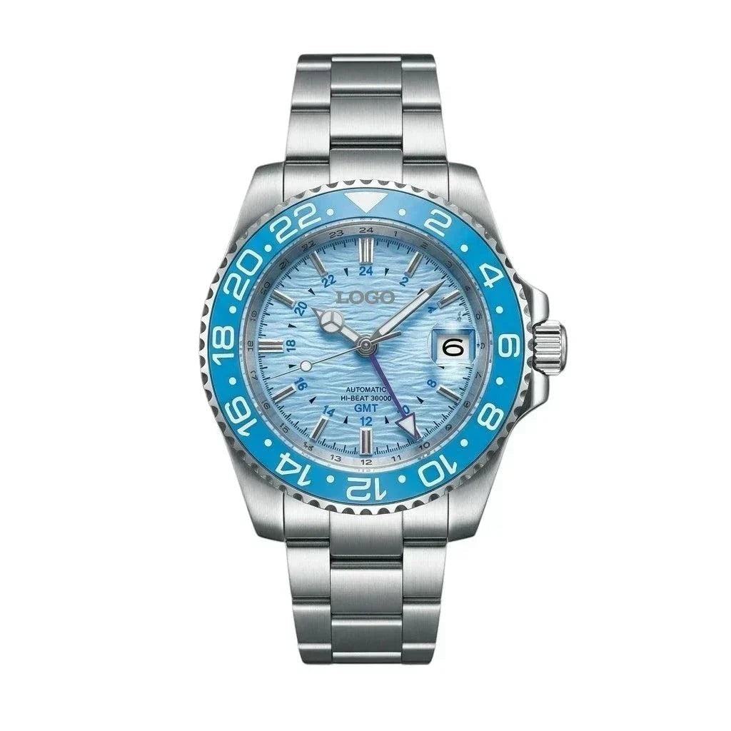 Seiko Mod Grand Seiko GMT Fusion Tiffany Blue Dial: Modtime Creations