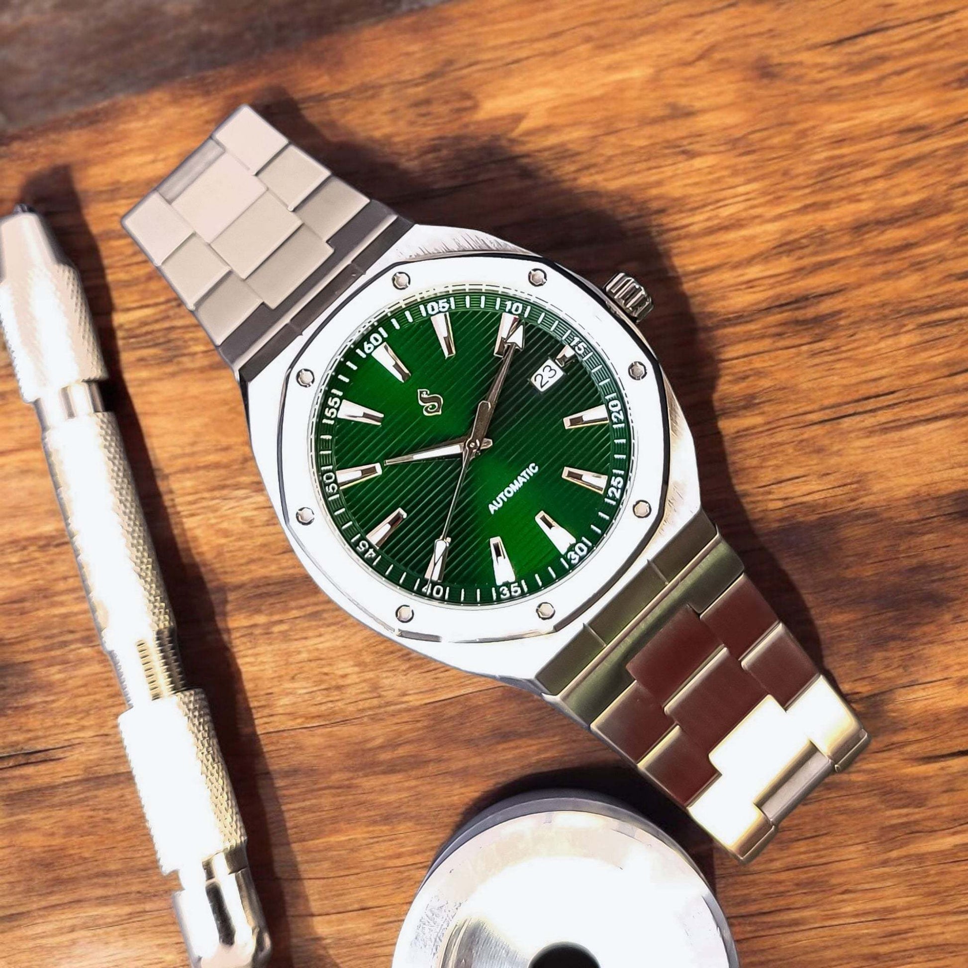 Custom Handcrafted Seiko Mod AquaOak Series - MODTIME