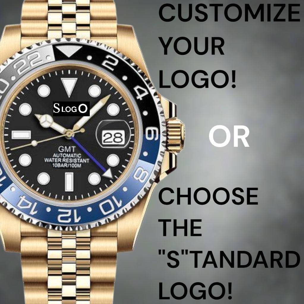 Modded Seiko " Batman " GMT Master Mod Gold Series - Modtime Creations