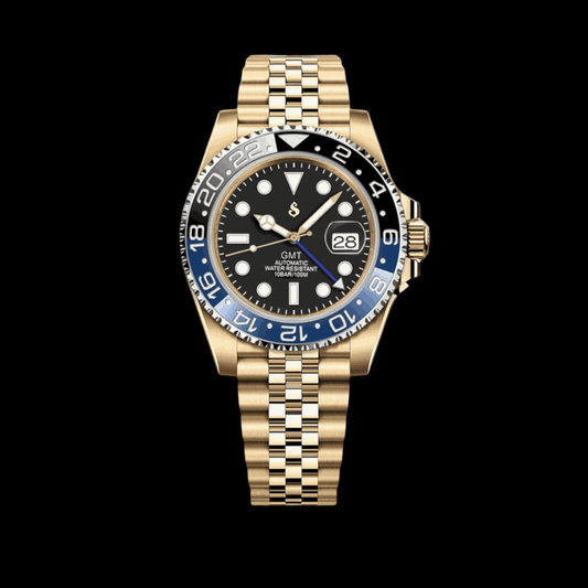 Custom Modded S " Batman " GMT Gold Series - Classic - MODTIME