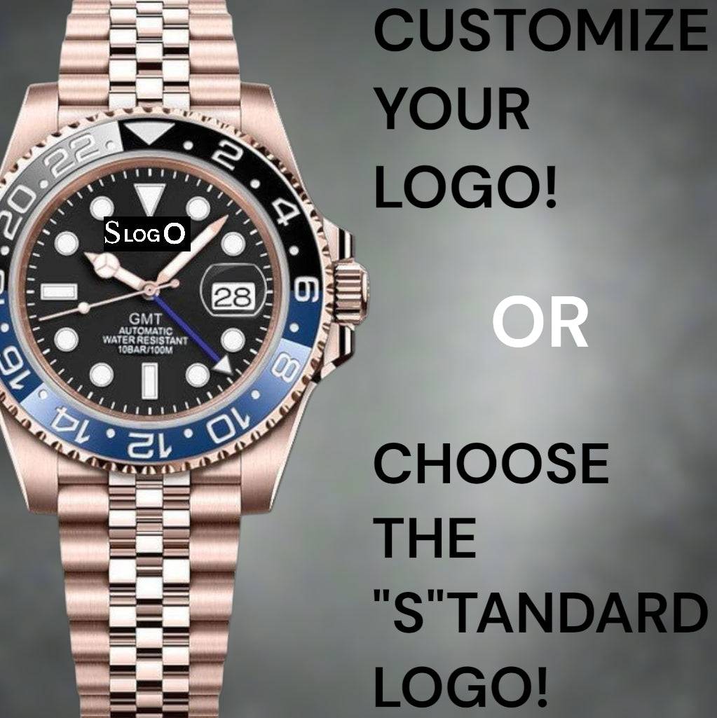 Custom Modded S " Batman " GMT Rose Gold Series - Classic - MODTIME