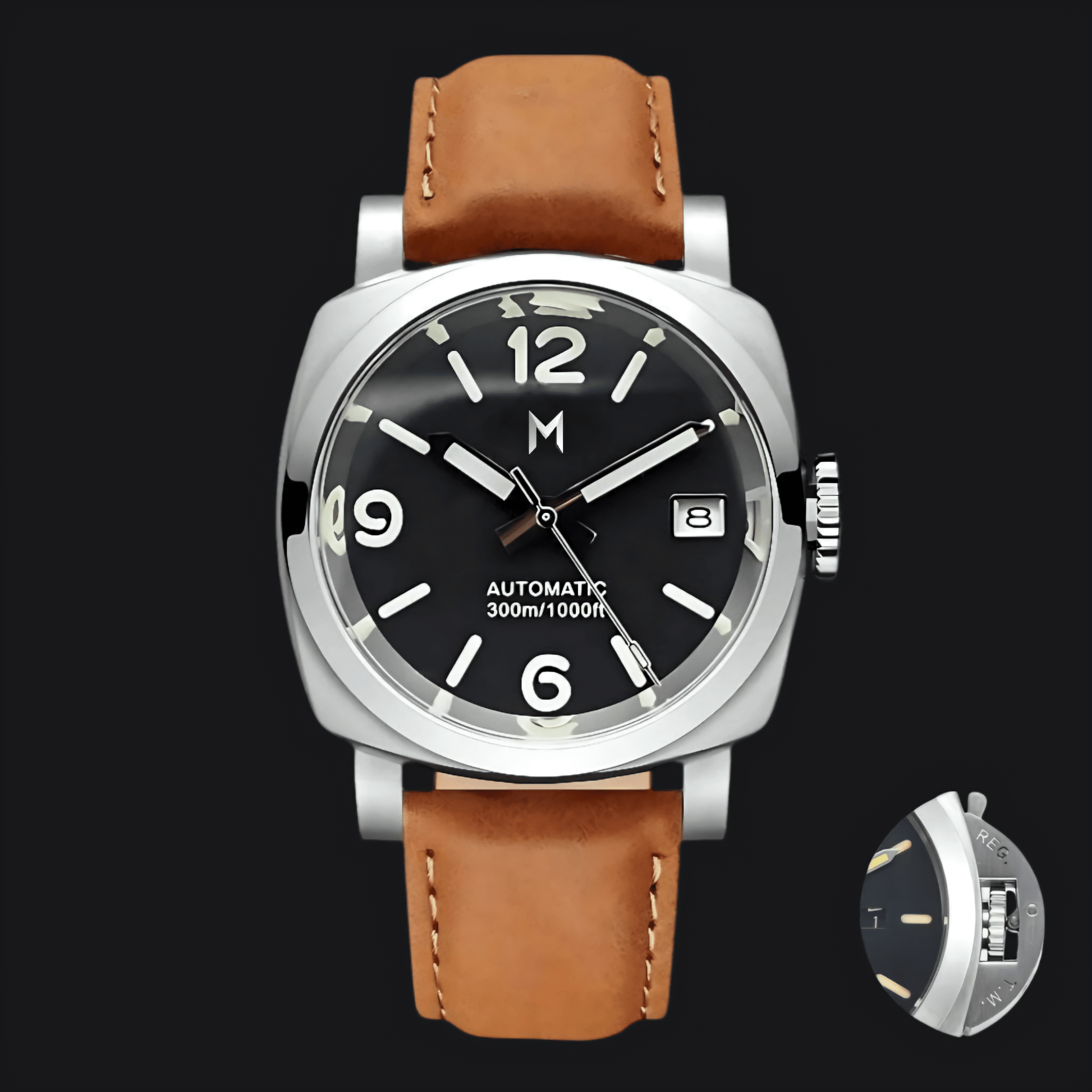Modded Seiko Luminor Homage - Timeless Classic Design,