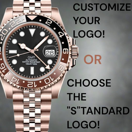 Seiko Mod Watches Rose Gold Root Beer GMT Series - Modtime Creations