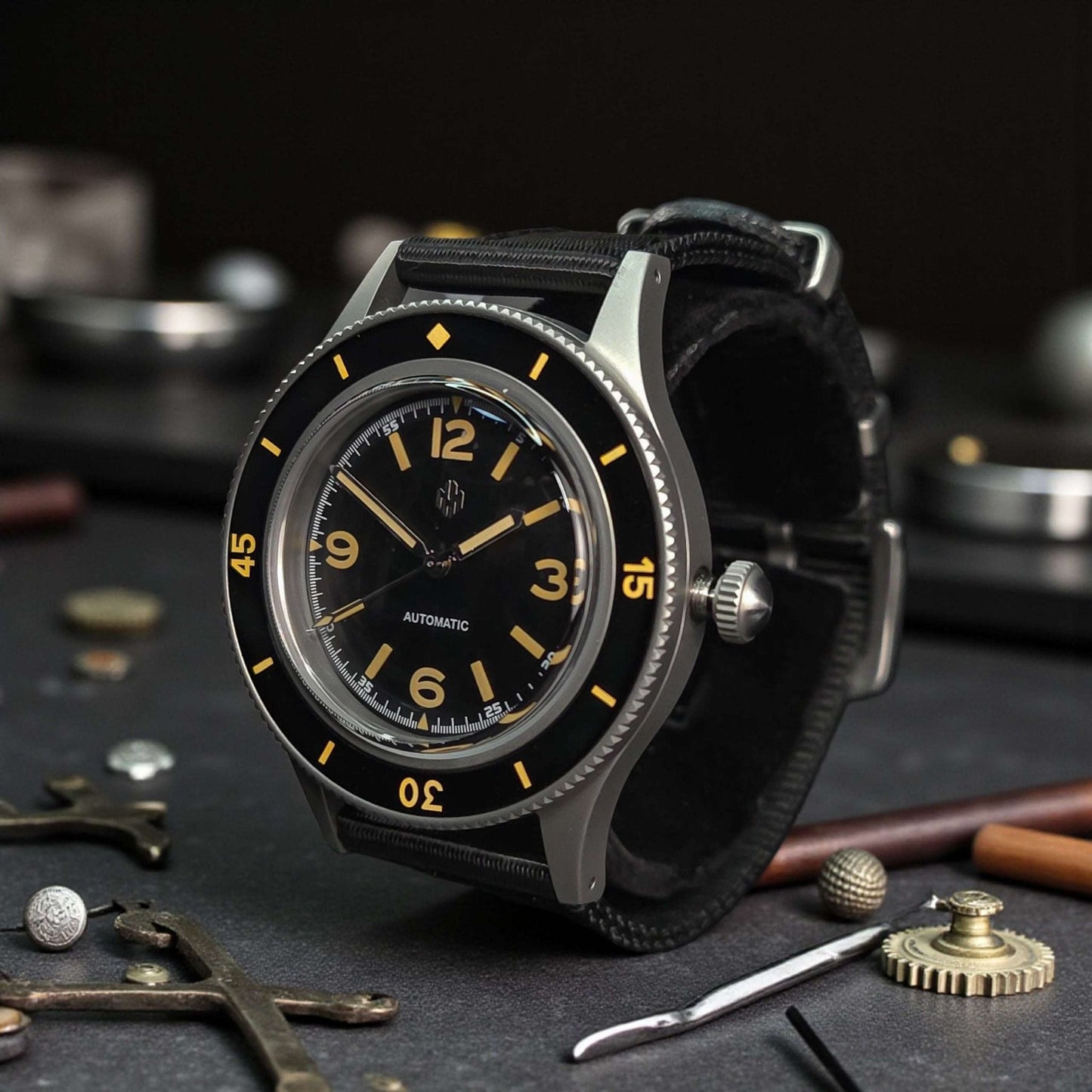 Custom S Mod Fathom Vintage Diver Series - MODTIME